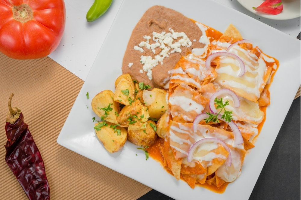 Chilaquiles Rojos Picositos