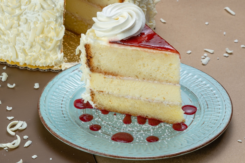 Rebanada de Pastel de la Rosa